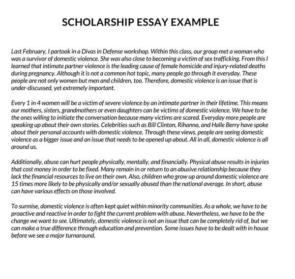 conclusion in scholarship essay