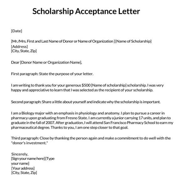 research grant acceptance letter