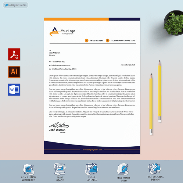 Creating Letterhead Template In Word Doctemplates Vrogue