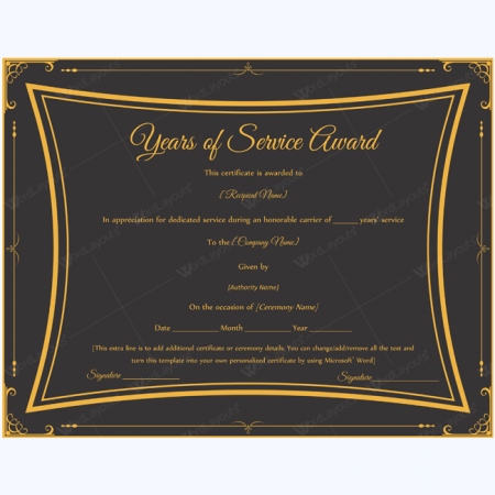 89+ Elegant Award Certificates for Business and School Events