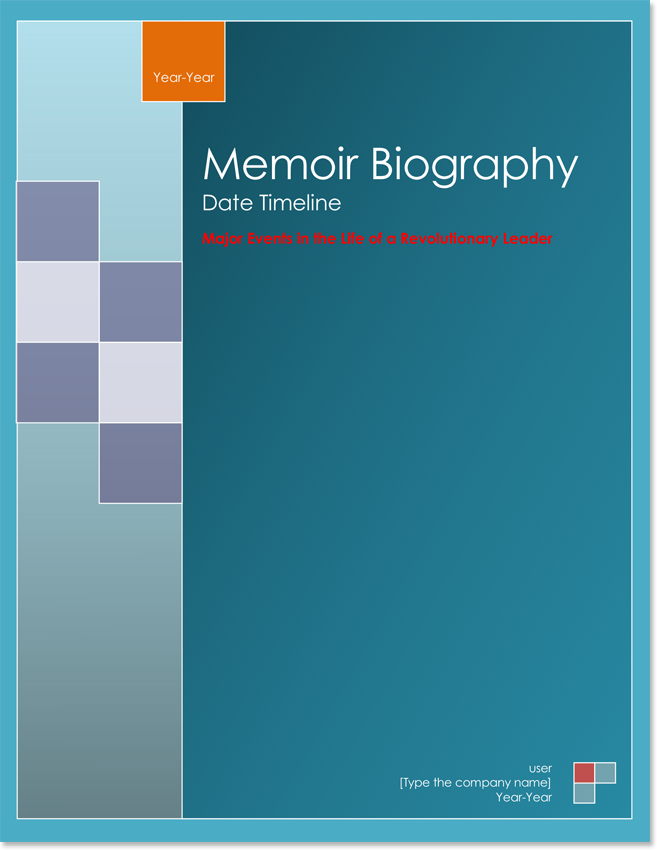 microsoft word biography template