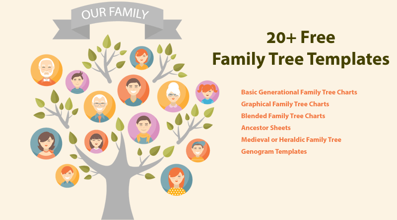 Blank Family Tree Charts Free to Print
