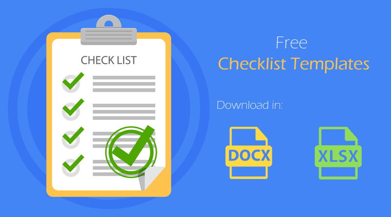 excel check list template